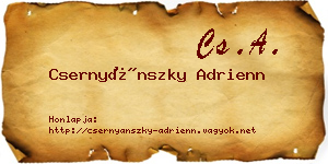 Csernyánszky Adrienn névjegykártya